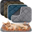 Clysee 4 Pack Self Heating Cat Pad Self Warming Dog Mat Reflects Body Heat Extra Warm Thermal Pet Pad Washable Dog Cat Bed Crate Bed Mat Blanket(Mixing Colors,16 x 20 Inch)