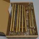 Ravinte 10 Pack 7.38" Cabinet Pulls Brushed Brass Stainless Steel Kitchen Cupboard Handles Cabinet Handles 7.38" Length, 5" Hole Center