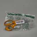 Fiskars 8" Original Orange-Handled Stainless Steel Scissors, Ergonomic and Keeps Material Flat, Sharp All-Purpose Paper and Fabric Scissors for Office, Arts, and Crafts