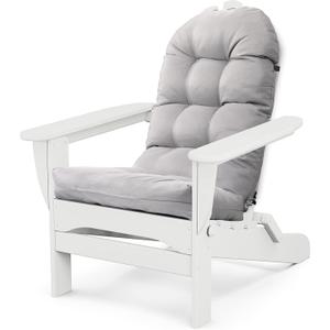 Adirondack Chair Cushion, Thick Indoor/Outdoor Rocking Chair Cushion with High Elasticity PP Cotton, Fade-Resistant, 44'x19'x4, 44x19in