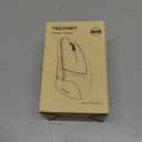 TECKNET Ergonomic Mouse, Wireless Bluetooth Vertical Mouse, 4800 DPI Optical Tracking, 6 Adjustable DPI, Quiet Clicks, 2.4GHz with USB A Receiver, 12 Months Battery, 6 Buttons, Wide Compatibility