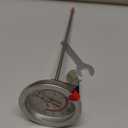 CRAFT911 Candy Thermometer with Pot Clip - Deep Fry Oil Thermometer for Frying and Candle Making (White)