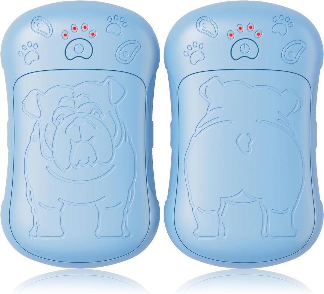 OLV Hand Warmers Rechargeable 2 Pack Strong Magnetic 18Hrs Longer Heating Portable Pocket-Sized Hand Warmer 6000mAh USB Hot Heater Birthday Gifts for Men Women Camping,Golf,Hunting,Travel Essentials