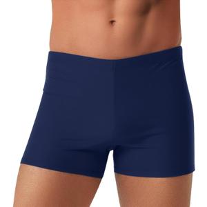 Beroy Men's Square Leg Swim Briefs Athletic Swimming Jammers Swimsuit Shorts Durable Racing Training Swimwear Trunks, Medium