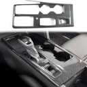 Center Console Gear Shift Panel Frame Cover Trim for Toyota Camry 2025 9th Gen Interior Accessories Carbon Fiber Print (for Toyota Camry 2025)