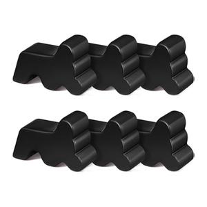 Kigeli 12 Pcs Resin Pot Feet for Outdoor Planters 3 Inch Long 1.5 Inch Tall Flower Handmade Elevator Plant Feet Frost Proof Lifter for 14-20 in Pot