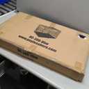 FDW Dog Crate for Medium Dogs 30 Inch Folding Metal WirePet Cage Double Door W/Divider Panel Indoor Outdoor Kennel Leak-Proof Plastic Tray,Blue