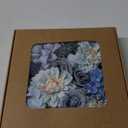 Artificial Flower Box Set Silk Fake Flowers DIY Center Cake Decoration Wedding Bouquet Corsage Home Decor Outdoor Decor Gift (Blue)