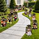 13 Pcs K-12 Graduation Photo Yard Sign Set, Class of 2026 Graduate Picture Display with Stakes, Kindergarten to 12th Grade Photo Lawn Sign for Outdoor Grad Party Decorations