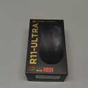 ATTACK SHARK R11 Ultra 8K Carbon Fiber Wireless Gaming Mouse with 42000DPI-PAW3950 MAX Sensor-49g Lightweight,Nordic 52840 MCU Chip,Wired/BT/2.4Ghz Programmable,RGB Coiled Cable for PC(Black Ink+Tape)