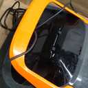 Cordless Robotic Pool Cleaner, Lasts 90 Min, Automatic Vacuum for Above-Ground Pools up to 860 Sq.ft, Portable, Self-Parking, Orange