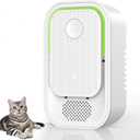 Cat Litter Deodorizer Air Ionizer Ozone-Free Filterless Plug-In Negative Ion Air Purifier with Assisted Airflow Fan for Litter Box, Bathroom & Small Rooms, Quiet & Unscented