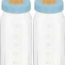 Blue Fillable Baby Bottle Favor - 5" (2 Ct.) - Adorable & Versatile Event Keepsakes - Perfect for Baby Showers, Gender Reveals, and Special Occasions