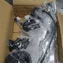 LASENCHOO Black Farmhouse Chandeliers for Dining Room Light Fixture, Rustic Metal Traditional Candle Chandelier for Bedroom Kitchen Living Room Entryway Foyer Farmhouse Light Fixtures Ceiling Hanging