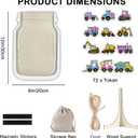 Unicorn Construction Magnetic Reward Jar for Classroom Toddlers - Potty Training MDF Wood Chore Chart for Kids Incentive Good Behavior Home Training for Boys Girls (12"x8")