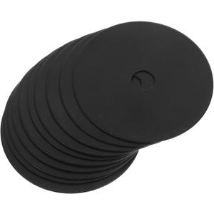 TOYANDONA Sturdy Lamp Accessories Pcs Lamp Parts Set Flat Ring Ceiling Light Washer (Black)