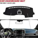 CARTIST Dashboard Cover Mat for 2015-2018 2019 2020 Ford F-150 F150 Accessories Dash Cover Flannel Dash Mat Sunshade Glare UV Rays Protector(Without HUD)