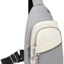 Xsecnua Crossbody Sling Bag Small Sling Backpack, Cross Body Bag Chest Bag for Women Men Travel Hiking Daypack