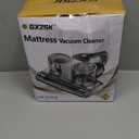 Mattress Vacuum Cleaner, 16kPa Bed Vacuum Cleaner with 253.7nm UV-C Light, Ultrasonic & 140 Heating, Dual Cup & Widen Suction Port Handheld Vacuums for Bed, Sofa, Couch, Crib (500W, Corded) (Silver)