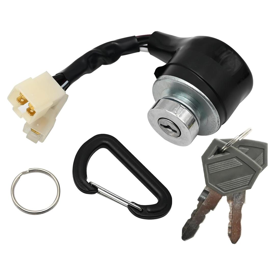 LVA803436 Starter Ignition Switch with Key Replacement for John Deere 2025R 2027R 2032R 2210 2305 2320 2520 2720 4010 4100 4110 4115 Replace AM879479 LVA803606