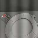 Bemis 730SL Slow Close Toilet Seat, Hinges Never Loosen, Durable Plastic, Made in USA, Round, White