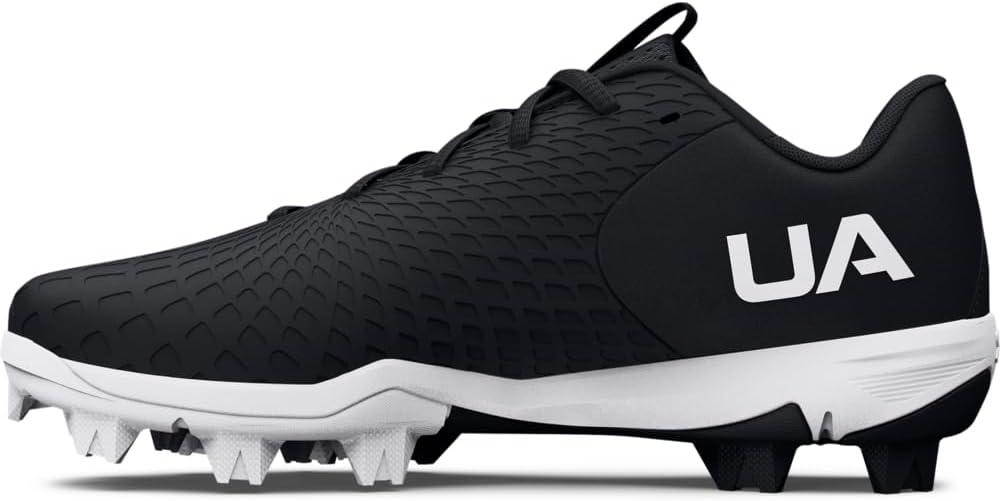 Under Armour Glyde 2.0 RM Softball Cleats (5.5, (001) Black/Black/White)