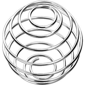 1Pc Small Size Shaker Balls for Protein Shakes,Milkshake and Salad Dressing,304 Stainless Steel Shaker Ball (1, 2.1-Inch)