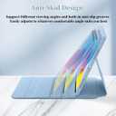 Keyboard Case for iPad 9th/8th /7th Gen Case with Keyboard 10.2inch, Rotating Magnetic Detachable Wireless Keyboard with Round Keycaps and Pencil Holder (B Style-Black)