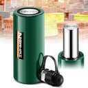 Newhai 10 ton Hydraulic Ram Jack 4/100mm Max Stroke Hydraulic Lifting Cylinder Single Acting Porta Power Jack Small Portable Retract Automatically Only a Jack