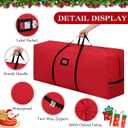 Christmas Tree Storage Bag Box 9FT, 2 Pack Heavy Duty Christmas Tree Bag Container, 600D Oxford Waterproof Xmas Holiday Artificial Tree Bag With Reinforced Handles Dual Zipper For Decorations Ornament