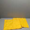 MIULEE Pack of 2 Decorative Outdoor Waterproof Pillow Covers Square Garden Cushion Sham Throw Pillowcase Shell for Patio Tent Couch 18x18 Inch Yellow