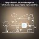 Philips Hue White Ambiance BR30 LED Smart Bulbs (Bluetooth Compatible), Compatible with Alexa, Google Assistant, and Apple HomeKit, 2-Pack