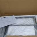 TigerDad Over Bed Table with Wheels Adjustable | Rolling Laptop Table Overbed Desk Hospital Tray Table Sofa Chair Side Table (Black)