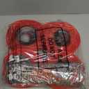 24 Pcs Traditional Japanese Style Red Silk Hanging Lantern Set Including 12 Pcs Paper Lanterns Japanese Decorations and 12 Lights for Chinese New Year Luna Festival Party Decoration DIY Crafts