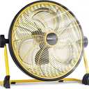 Geek Aire 16" Portable Battery Operated Floor Fan, Metal High Velocity Fan