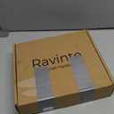 Ravinte 45 Pack 6-3/8 inch Cabinet Pulls Matte Black Stainless Steel Kitchen Cupboard Handles Cabinet Handles 4 Hole Center