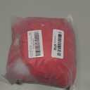 B2prity Women's Mesh One Piece Swimdress Swimsuit Tummy Control V Neck U Ring Bathing Suit Drawstring Sarong Swimwear Red, XL