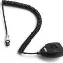 Microphone for President CB Ham Marine Radio Transceiver Harry Johhny Walker Johnson Lincoln II McKinley Richard Round 6 Pin Shoulder Lapel Speaker Mic Back Clip Micro DNC 518 520 U/D