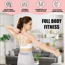 Figure 8 Resistance Bands, 8-Shaped Exercise Band for Women Arms Shoulder Back Legs Stretching Pilates Yoga