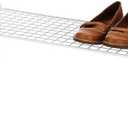 White Expandable & Stackable Shoe Rack Pack of 6