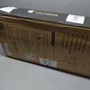 Portable Baby Changing Table with Wheels - Modern Dresser Changing Tables w/Hanging Toys, Laundry Bag, Changing Table Organizer Boxes - Folding Waterproof Baby Diaper Changing Station for Nursery (Cream and gold)