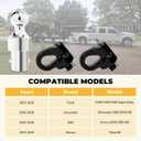 Grandroad auto 60692 Puck System Gooseneck Hitch Ball Kit, 38K LBS GTW, Compatible with 2013-2026 Ford F250 F350 F450, 2016-2026 Chevrolet Silverado, GMC Sierra & Nissan Titan XD, 2-5/16 Inch Ball