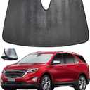 Windshield Sun Shade for Chevrolet Chevy Equinox 2018-2024 (Not for Equinox EV) - 5-Layer Bubble Foldable Front Window Shade Sun Visor Accessories - Blocks Heat & UV Rays