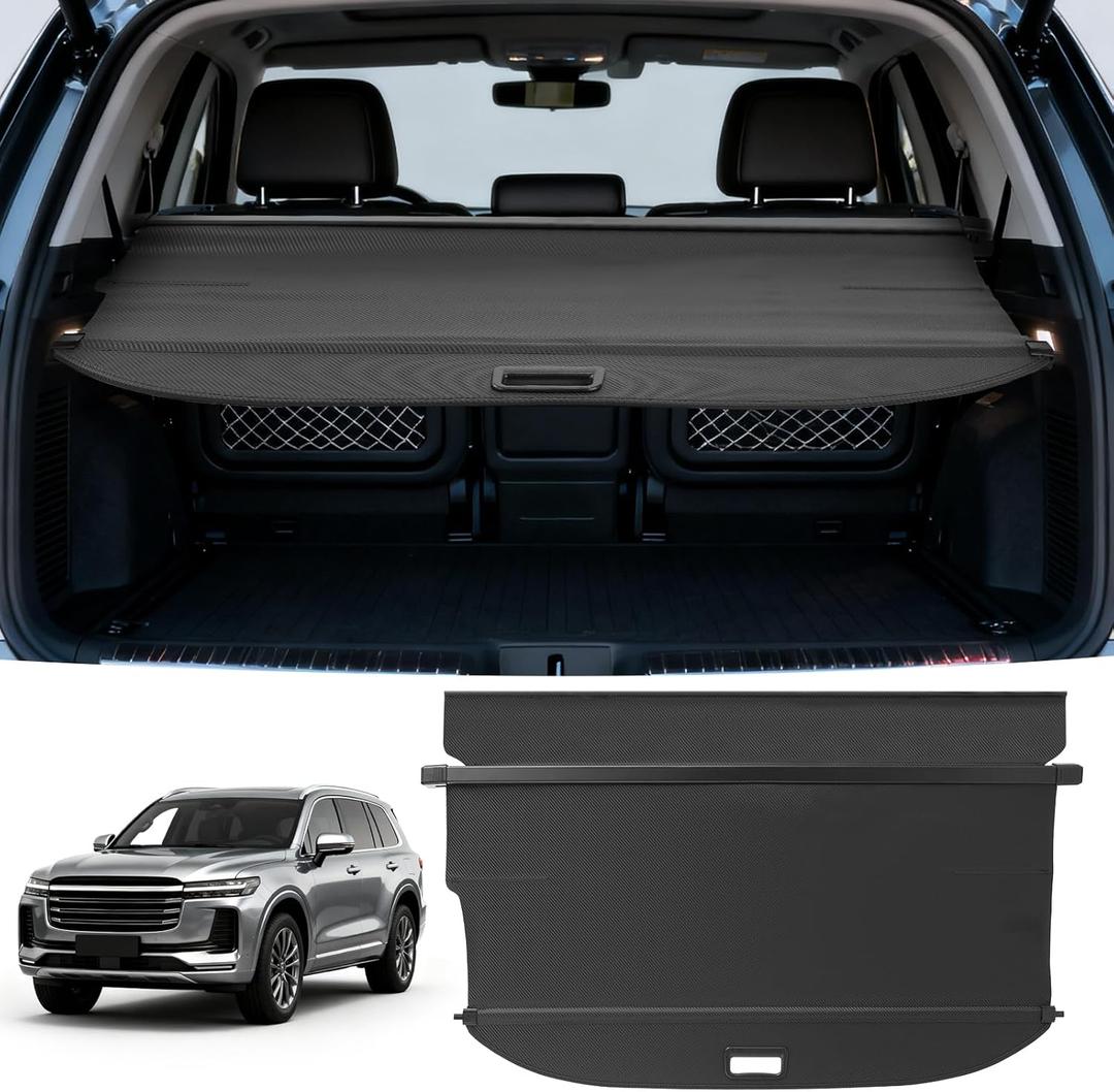 TRIL GEAR Cargo Cover for Subaru Forester 2014-2018 Accessories Leather Retractable Trunk Cover Security Shielding Shade Cargo Luggage Cover Trunk Storage Privacy Protection Luggage Shade Shield