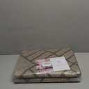 DOMUSTEX Non Slip Entryway Rug 32" x 48", Dirt Trapper Door Mat, Inside Washable Rug for Kitchen, Bathroom, Bedroom, Floor