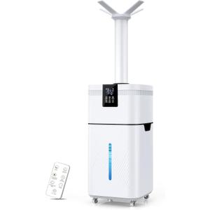 30L/7.93Gal Commercial humidifier Large Room 4200 sq.ft, Whole House Humidifiers 3000ml/H Mist Output, Cool Mist Industrial Humidifiers for Home, Plants, Office, Warehouse, Greenhouse