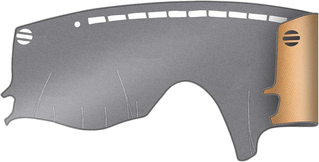 Dashboard Cover Dash Mat Fit for to-yota Sienna 2010-2004 (Without HUD Models),Car Dash Board Mat Anti-Glare Carpet,Non-Slip Pad Sunshield Protector (Grey)