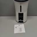 Petory Timed Automatic Cat Feeders - 4L Programable Dry Food Dispenser for Cats and Small Medium Dogs 6 Meals with Desiccant Bag Dual Power Supply 10S Voice Recorder (White)