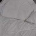 SLEEP ZONE Mattress Cover Queen Size Bed, Quilted Fitted Mattress Pad, Deep Pocket Mattress Protector Stretches up to 21 inches, Pillowtop Breathable Mattress Topper (White, 60x80)