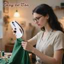Handheld Sewing Machine Heavy Duty, with Blue Leather Storage Case and 110-Piece Sewing Kit, Mini Portable, Ideal for Adults & Beginners, Complete Set of Quick Home Clothing Repair Tools, Good Gift